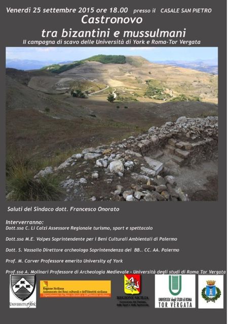 FIG 1: Poster for the end of season talk at Casale San Pietro