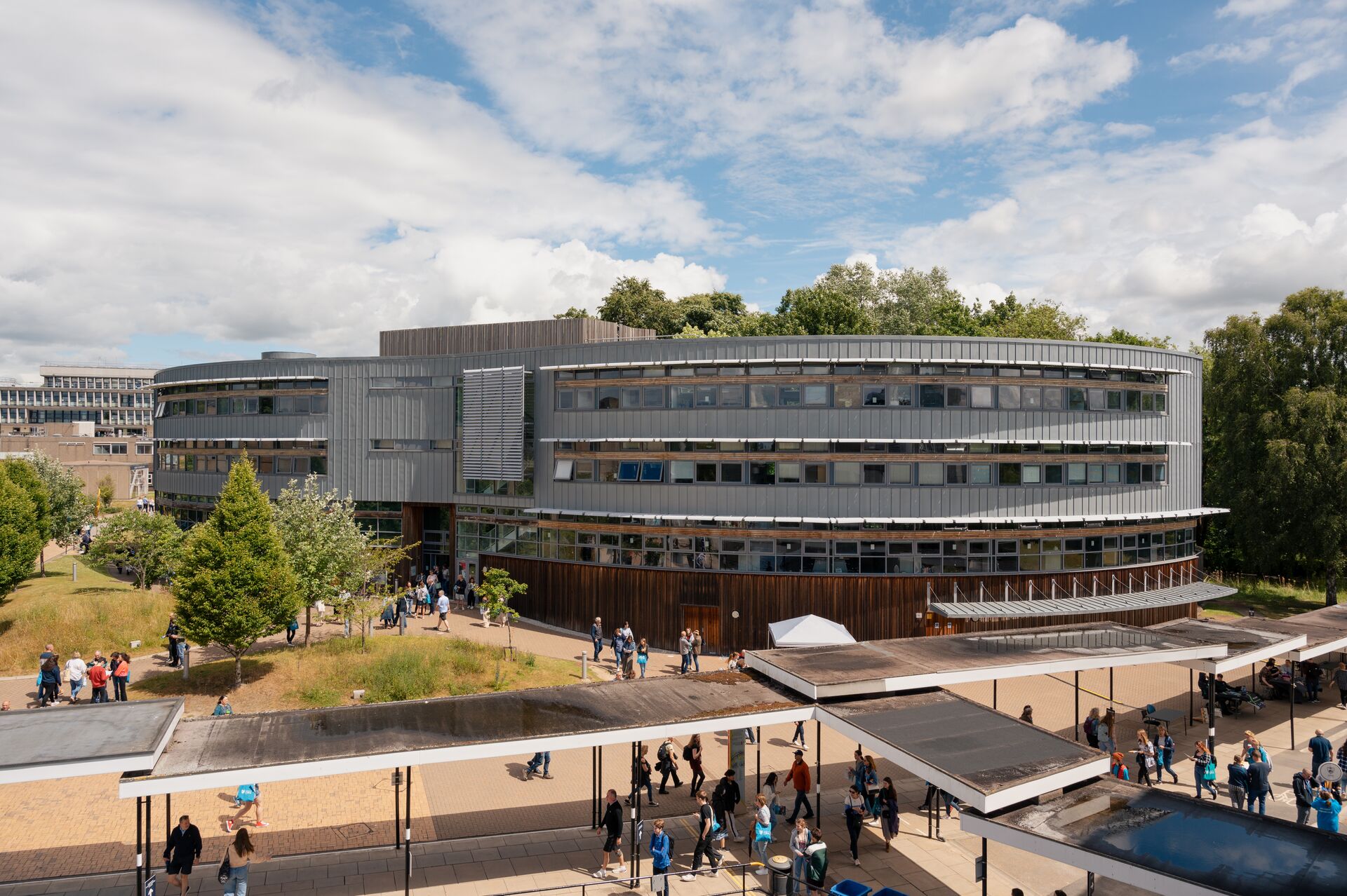 A view of Berrick Saul building during an open day