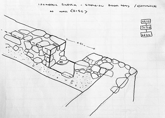 Isometric Sketch from Archaeologist Michael House