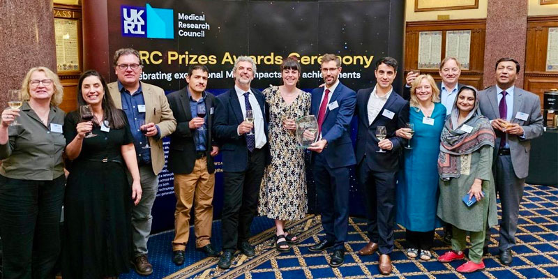 The prizewinners at the MRC prize awards