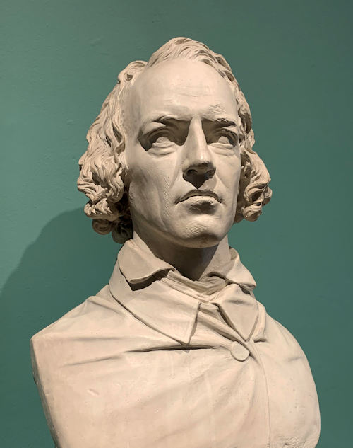 Bust of Tennyson by Thomas Woolner