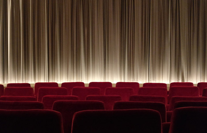 Seats in a cinema theatre