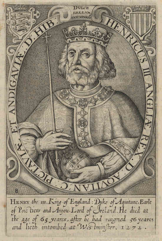 Engraving of Henry III, Renold Elstrack (1571-1625). Image credit: National Gallery of Art, Washington, Creative Commons.