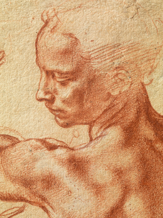 Study for the Libyan Sibyl, drawing by Michelangelo c.1510-11. Image credit: The MET, Creative Commons