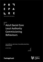 Adult Social Care Local Authority Commissioning Behaviours report image
