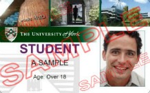 The new student card design